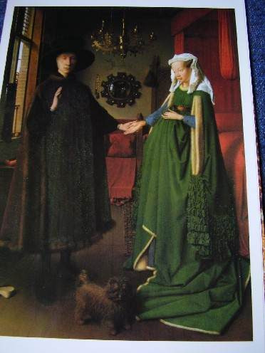 Van Eyck        El Matrimonio Arnolfini  43cm  X29 Cm