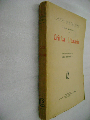 Crítica Literaria Pedro Goyena