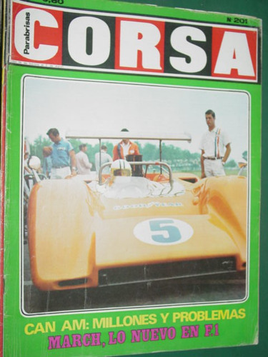 Revista Corsa 201 Lotus Matra F1 March Plymouth Barracuda