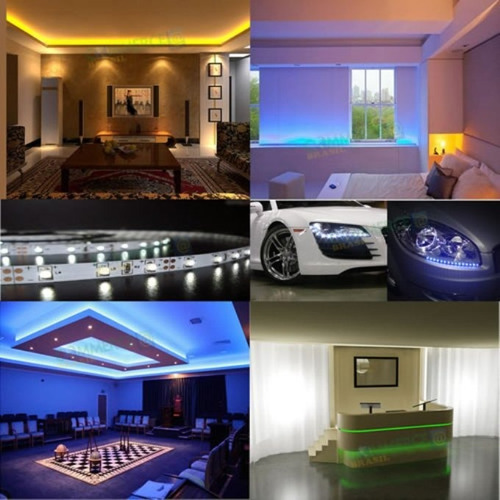Fita De Led Vermelha Siliconada 5m 300 Leds + Fonte 12v 2,5a