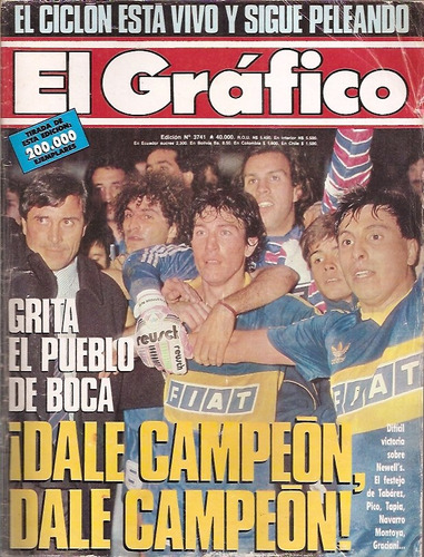 El Gráfico 3741 K- All Blacks 81 Rosario 9/ Fangio Cumple 80