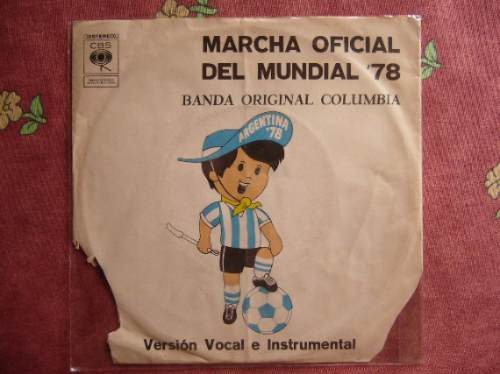 Vinilo / Mundial De Fútbol 78 / Canción Oficial