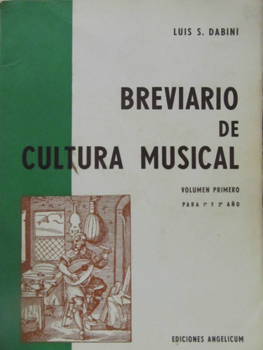 El Arcon Cultura Musical Y Breviario De Cultura De Musical