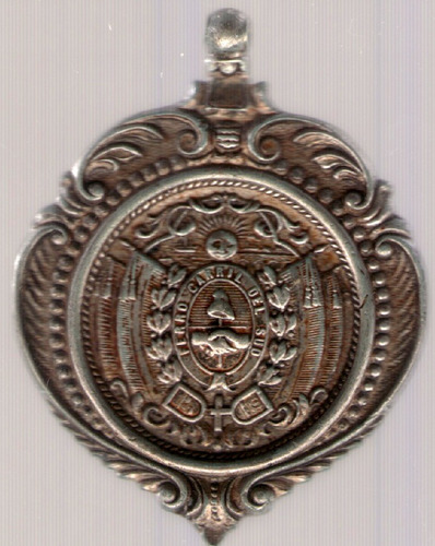 Medalla Ferrocarril  Neuquen 1899 Exc+