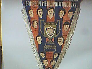 Banderín Original: San Lorenzo Campeón Metropolitano -1972-