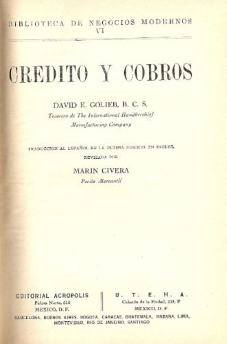 Credito Y Cobros - Golieb - Acropolis