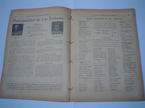 Municipalidad De Las Junturas 1940 Cordoba Censo Comercial
