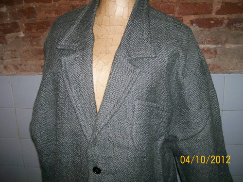 Saco De Hombre - Gris - Rustico. Espectacular!