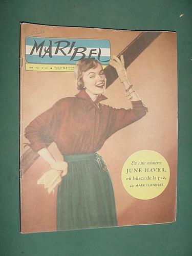 Revista Maribel 1077 - 7jul53-  Azorin Versalles Dundee Moda