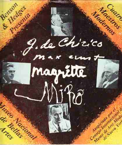 Cuatro Maestros Modernos Magritte Miro De Chirico Ernst
