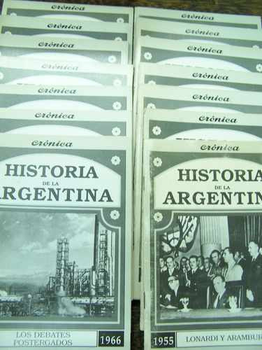 Historia De La Argentina 1955-1966 * 14 Fasciculos *