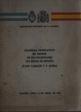 Discurso Victor Martinez Visita De Juan Carlos I En 1985