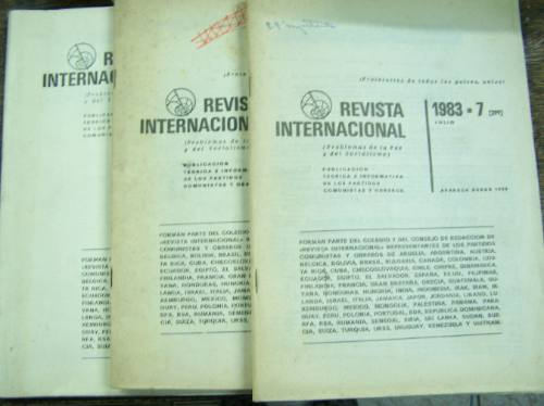 Lote 3 Revista Internacional * Partido Comunista Y Obrero *