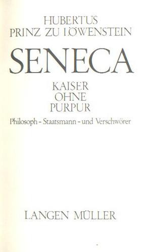 Seneca Hubertus Prinz Zu Löwenstein - En Aleman