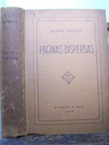 Paginas Dispersas * Severo Vaccaro * 1943 *