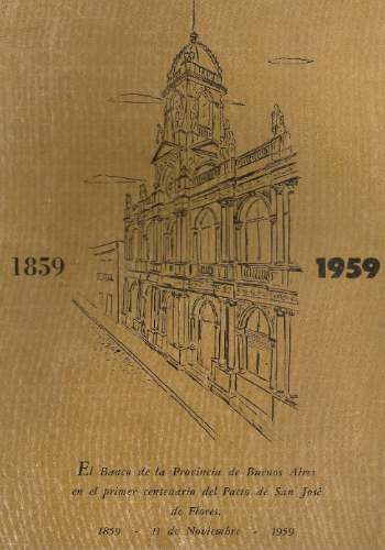 Banco De La Provincia De Buenos Aires - 1859 - 1959