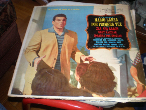 Disco Lp Vinilo Mario Lanza Por Primera Vez