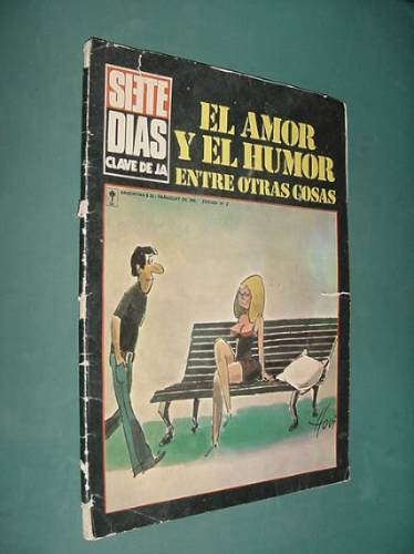 Libro Siete Dias Historietas Mar75 El Amor Y El Humor Comic