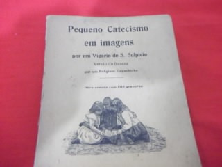 B. Antigo - Peça Sacra Pequeno Catecismo Em Imagens De 1.929