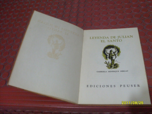 Libro: Leyenda De Julian El Santo Y El Vallemaldito