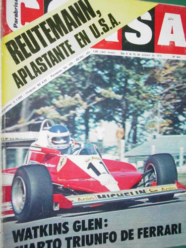 Revista Corsa 644 Reutemann Ferrari Usa Katayama Chevron B42