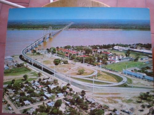 Enorme Postal Del Puente Gral Belgrano Corrientes Chaco