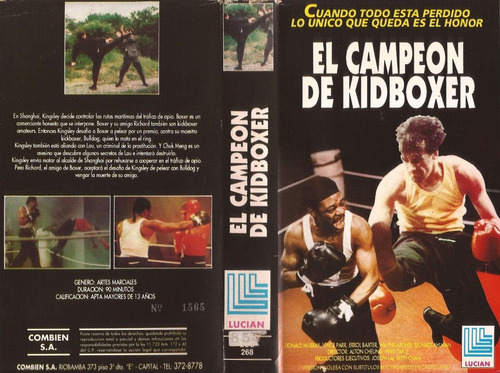 El Campeon De Kidboxer Vhs Kickboxer The Champion 1991
