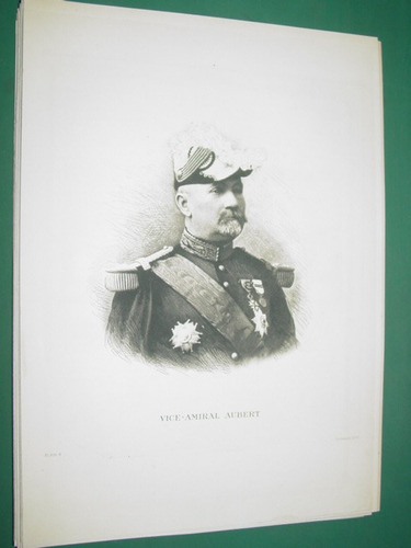 Grabado Gravure Schwarz Charles Fouqueray V. Almiral Aubert