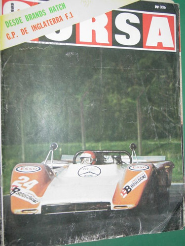 Revista Corsa 326 Brands Hatch Inglaterra Cacho Fangio