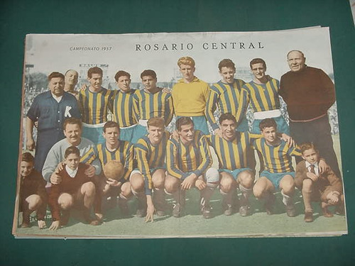 Poster Antiguo Original Rosario Central Campeonato 1957