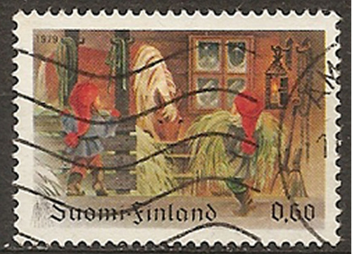 Finlaniadia Navidad Serie Año 1979 Yvert 824 Envío,leer+