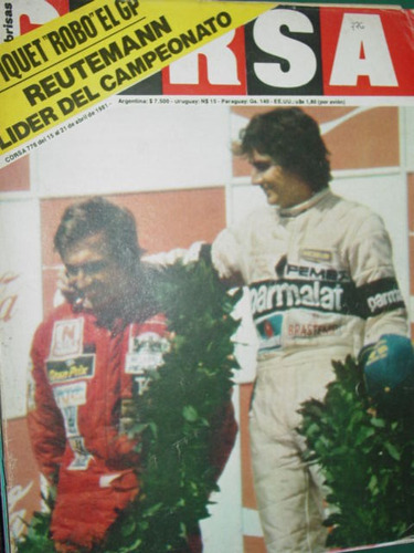 Revista Corsa 776 Reutemann Gran Premio Republica Argentina