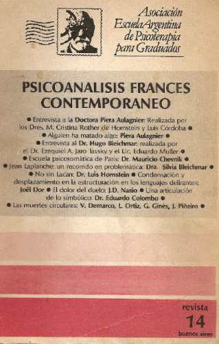 Psicoanalisis Frances Contemporaneo