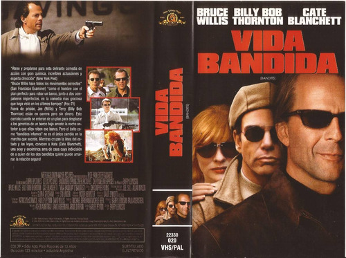 Vida Bandida Vhs Bandits Bruce Willis Billy Bob Thornton