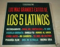 Comprar Los 5 Latinos Grandes Exitos Vinilo Argentino