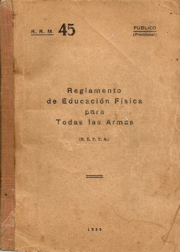 Reglamento De Educacion Fisica Para Todas Las Armas