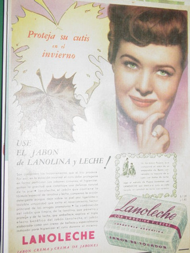 Publicidad Antigua Jabones Lanoleche Lanolina Leche Mod1