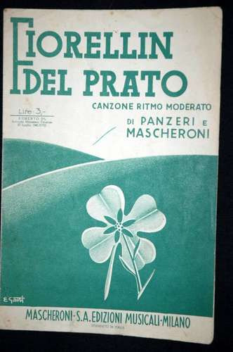 Fiorellin Del Prato    Panzeri - Mascheroni  1942   Italiano