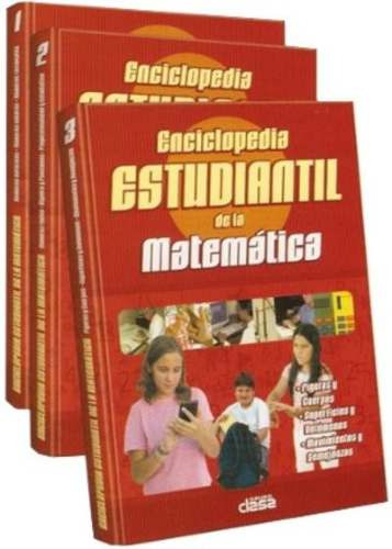 Enciclopedia Estudiantil De Las Matemáticas (3 Tomos + 1 Cd)