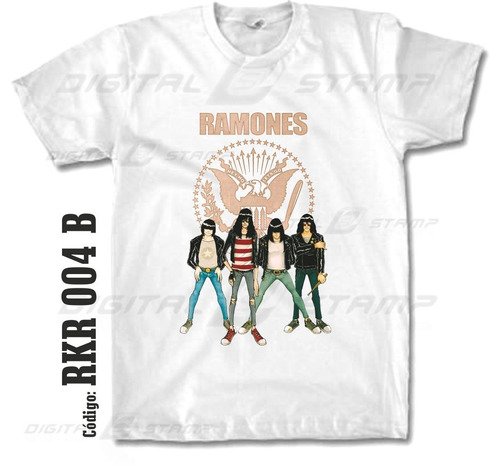 Remeras Ramones 04 Rock Estampado Digital Nuevos Diseños