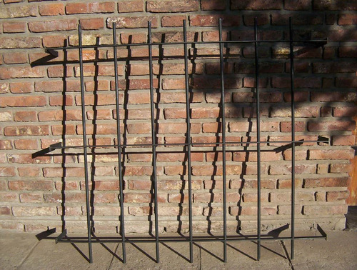 Imagen 1 de 4 de Reja Para Adosar A Ventana 100 X 90, Hierro Redondo 12.