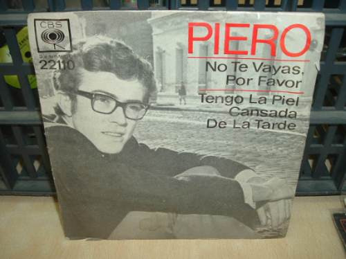 Piero No Te Vayas Por Favor Simple C/ Tapa Argent