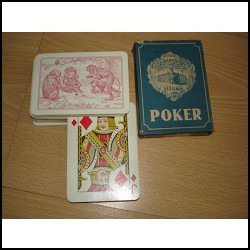 Naipes Vitoria Antiguos Excelentes Poker Monos Cartas