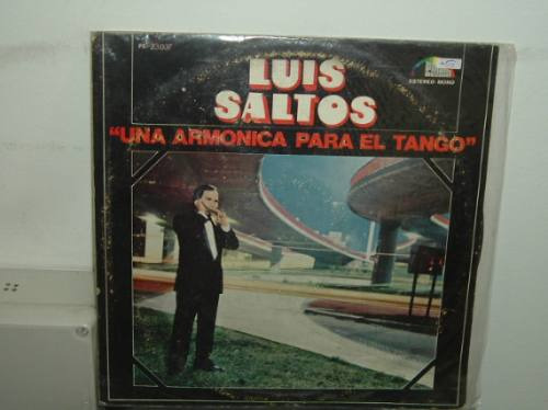 Luis Saltos Una Armonica Para El Tango Vinilo Arg Promo