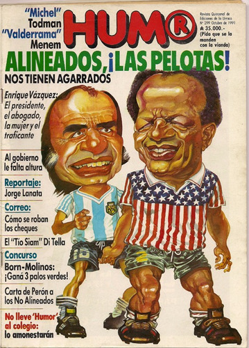 Revista Humor Numero 299 Octubre 1991 B4