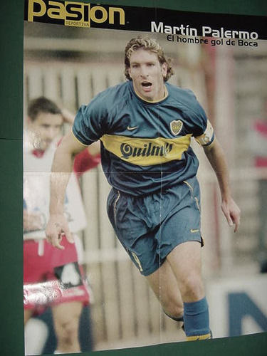 Poster Original Futbol Boca Juniors Martin Palermo Soccer