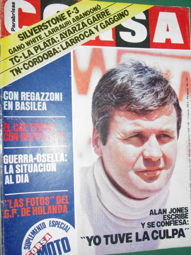 Revista Corsa 745 Automovilistica Reutemann Holanda Larrauri