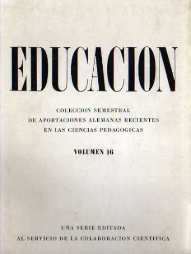 Revista Alemana Educacion - En Español - Volumen 16