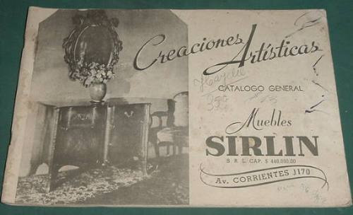 Antiguo Catalogo Muebles Sirlin Todos Los Estilos 50 Pgs