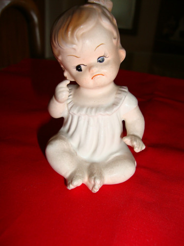 Antigua Figura De Nena De Porcelana Importada
